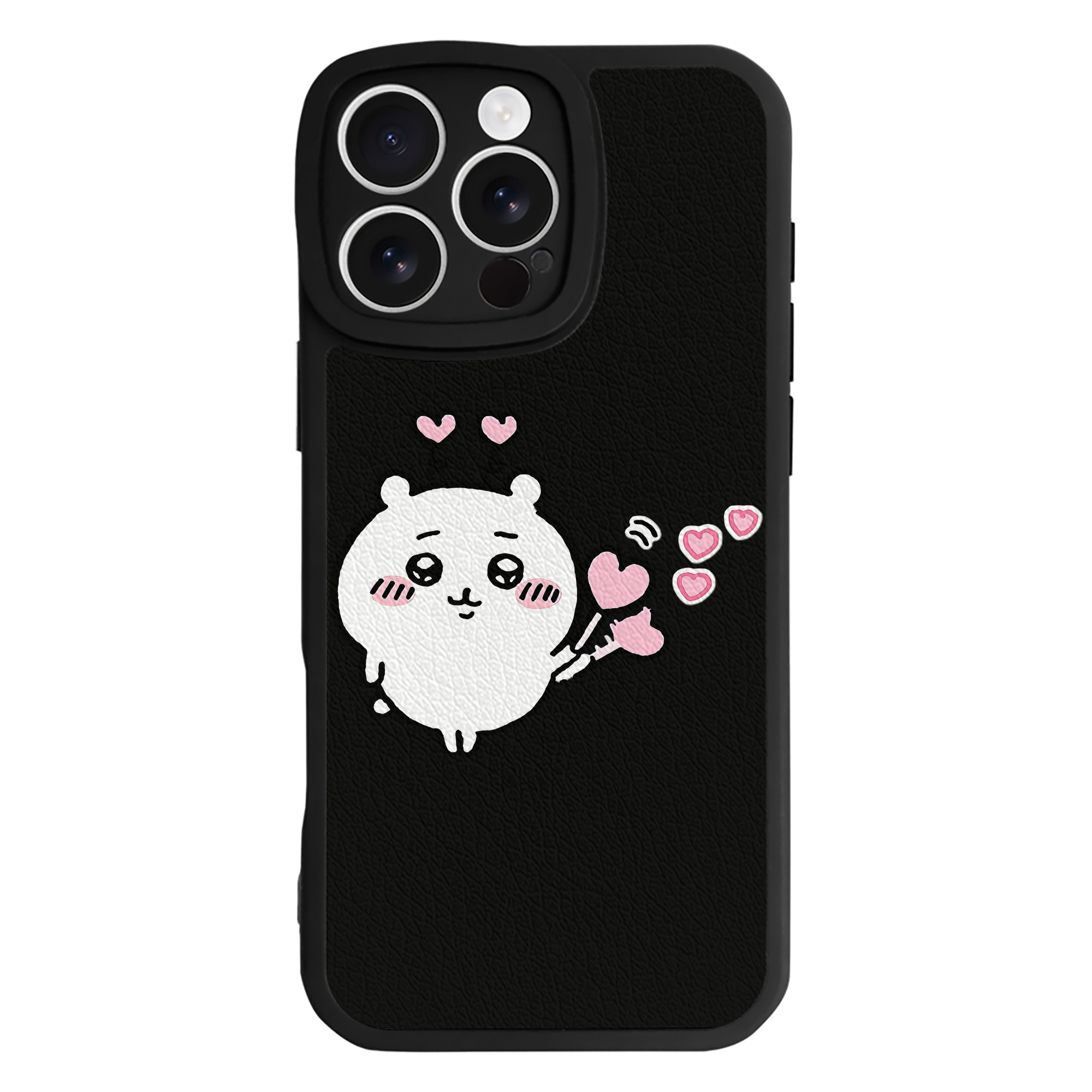 （画像用） ちいかわ ちいかわ Chii-kawa chiikawa 【iPhone 16シリーズ対応】シリコンスマホケース（レザー調） 材質：シリコン